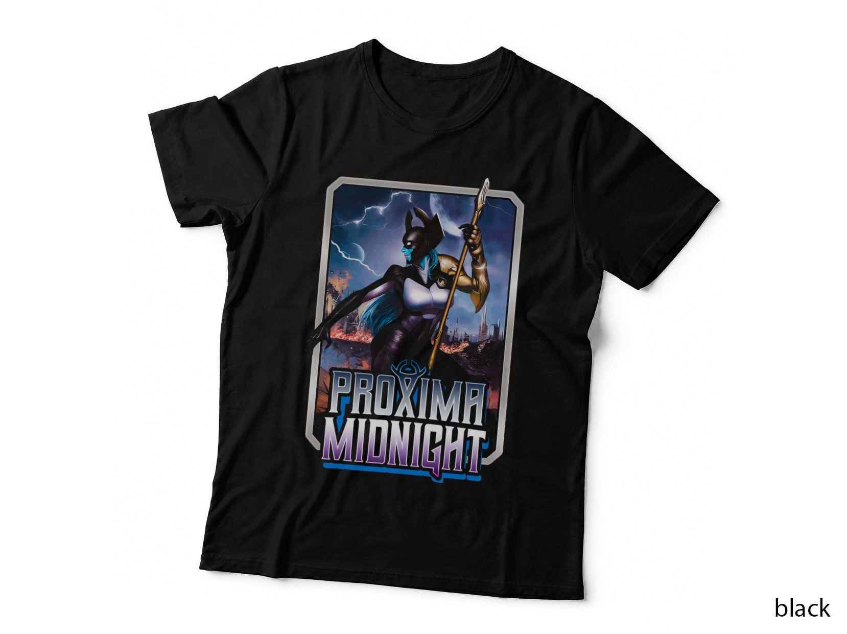 Proxima Midnight Blue Gold Warrior Female T-Shirt