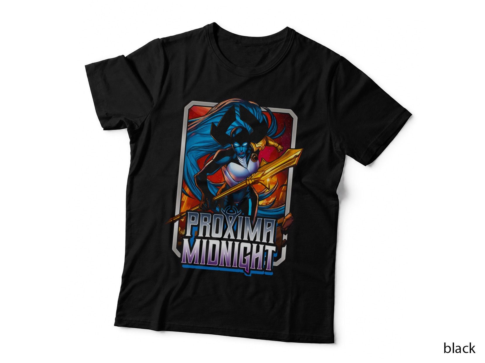 Proxima Midnight Red Orange Warrior Female T-Shirt