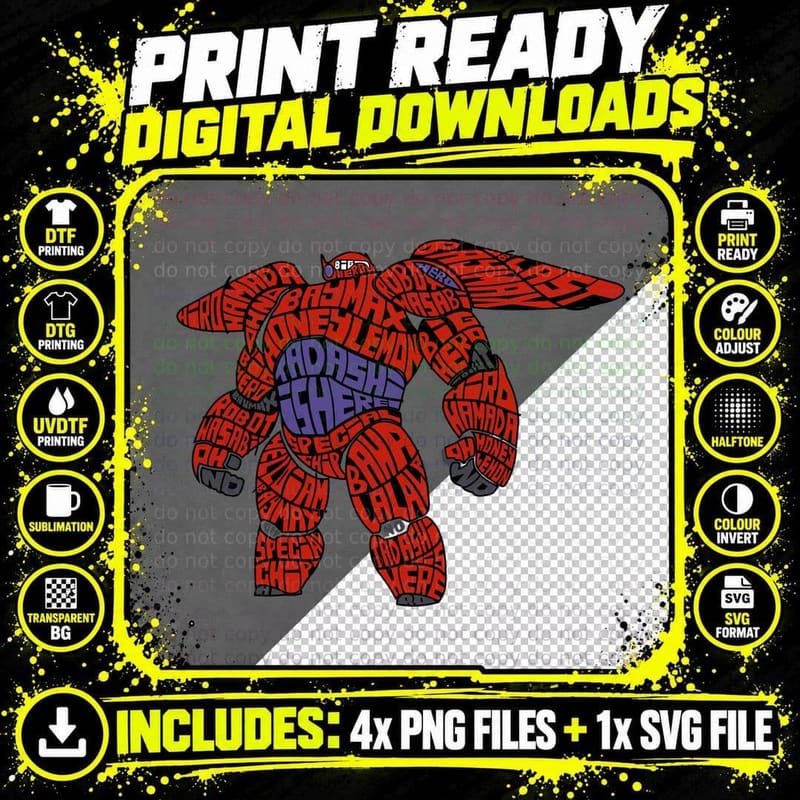 Red Beast Winged Demon Creature T-Shirt Png SVG Digital Bundle