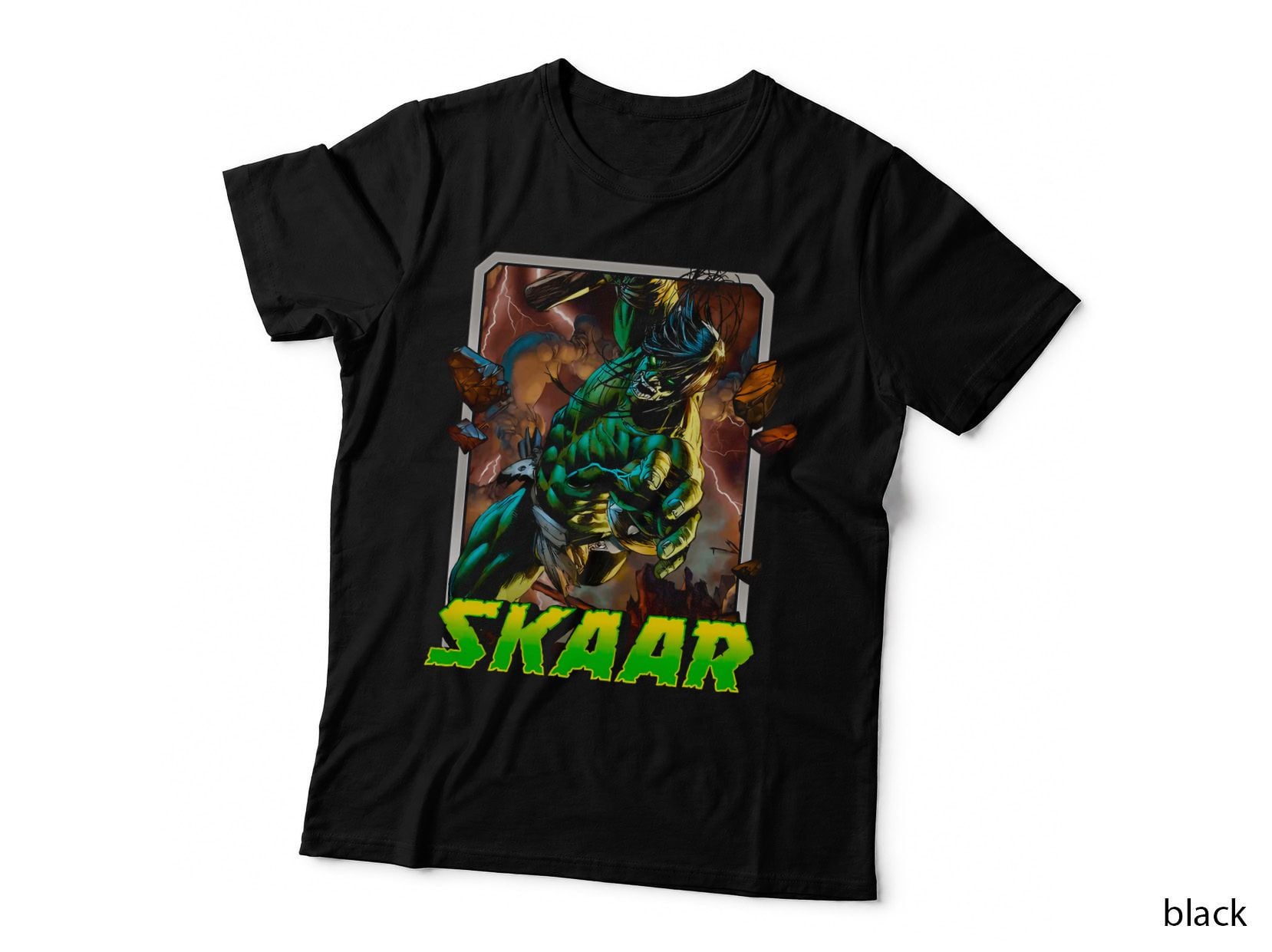 Skaar Yellow Green Gold Beast Creature T-Shirt