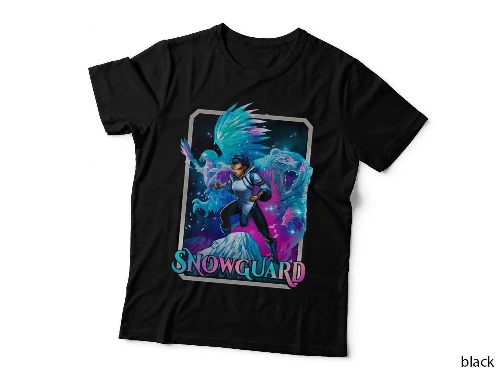 Snowguard Cyan Purple Magic Ice Female T-Shirt
