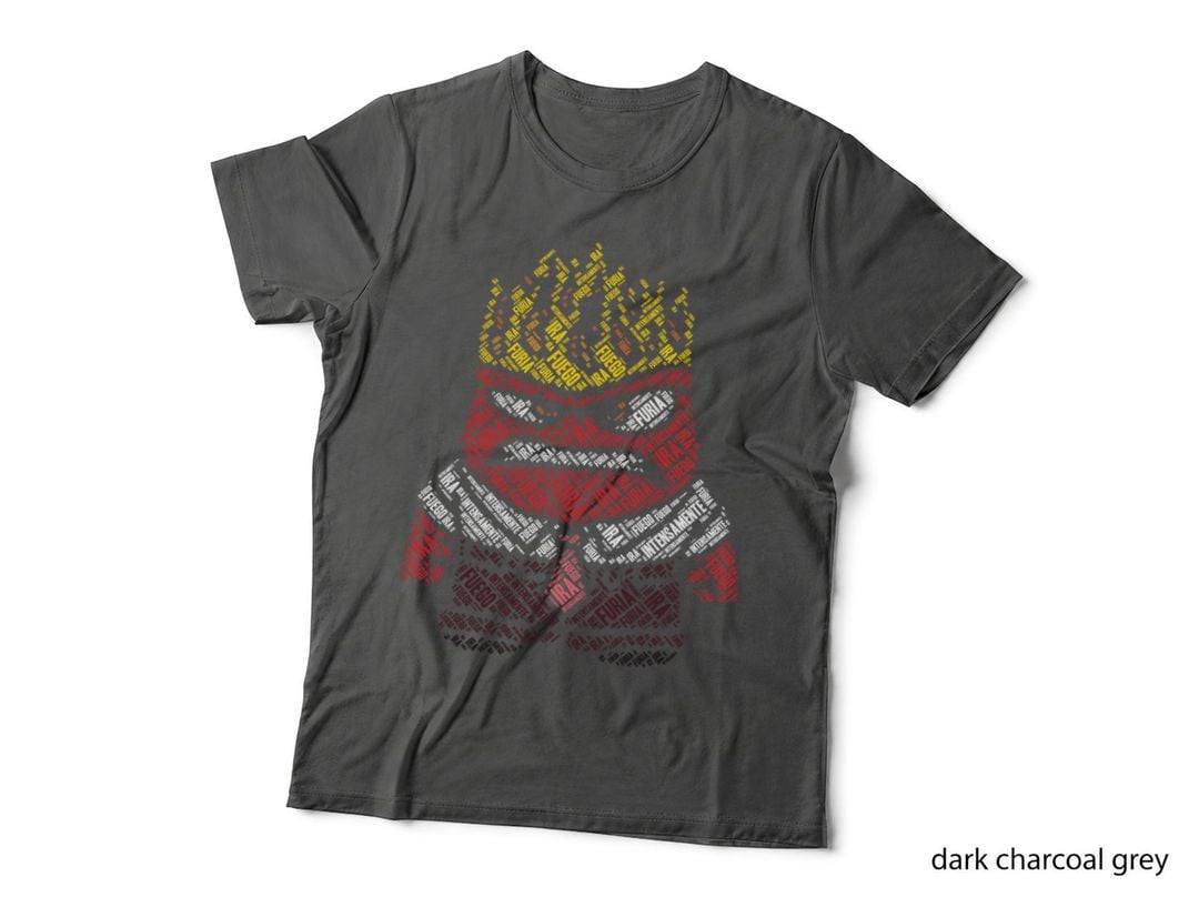 Yellow Red Burger Food Figure T-Shirt
