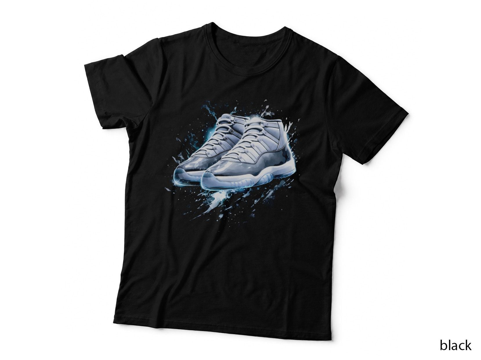 Air Bubble Running Trainer T-Shirt, Halftone Sneaker Art Graphic Tee