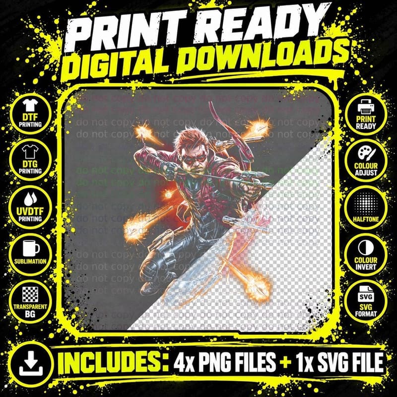 Arsenal T-Shirt, Halftone Red Archer Arsenal Graphic Tee Png SVG Digital Bundle