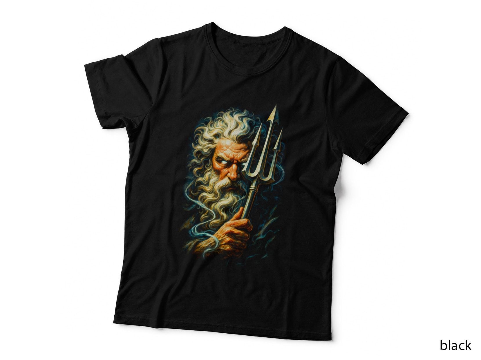 Atlas Globe T-Shirt, Halftone Greek Titan World Graphic Tee