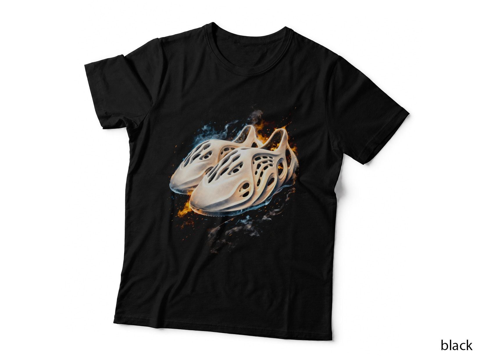 Chunky Mesh Sneaker T-Shirt, Halftone Sneaker Art Graphic Tee