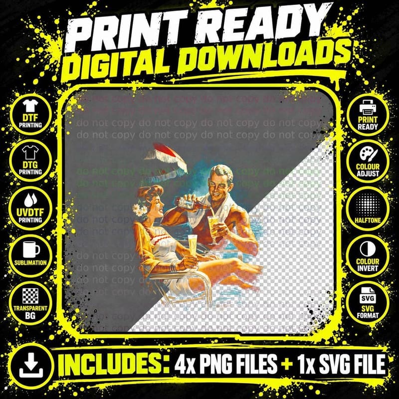 Cognac Yacht Scene T-Shirt, Halftone Old Money Luxury Png SVG Digital Bundle