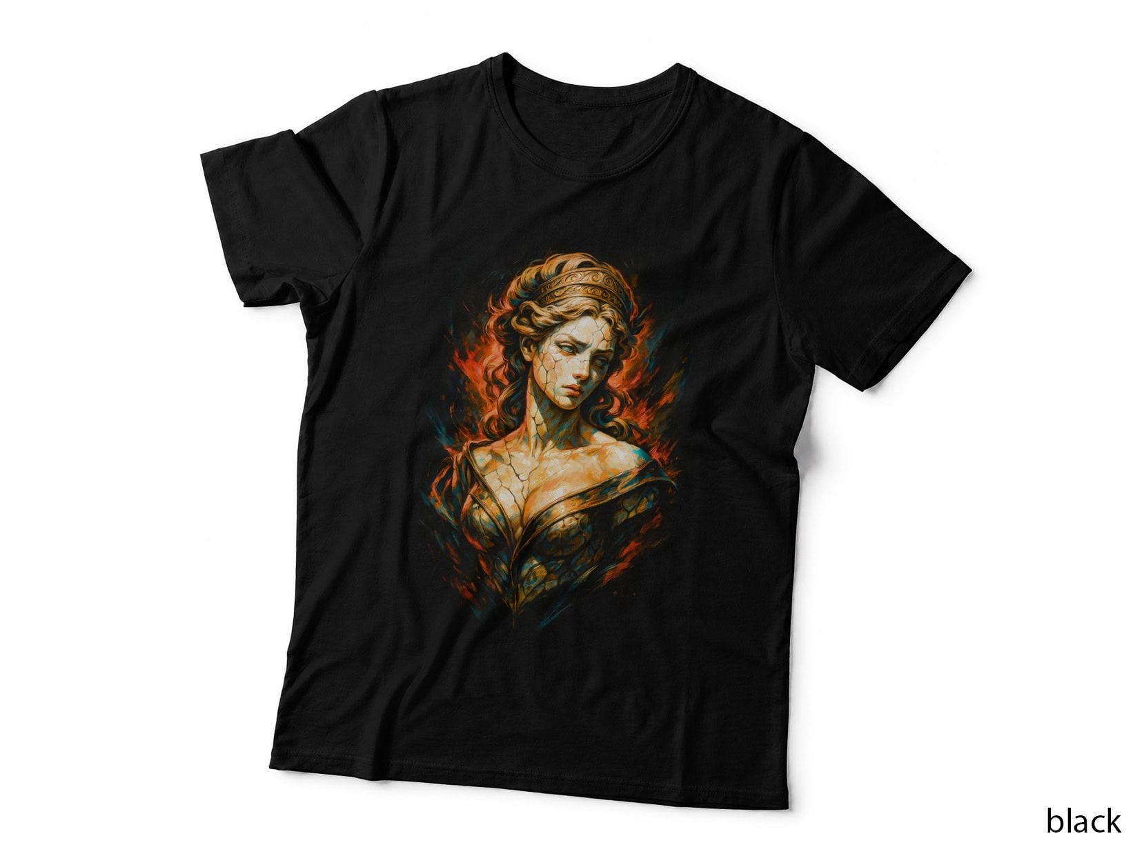 Hera T-Shirt, Halftone Greek Queen of Gods Graphic Tee