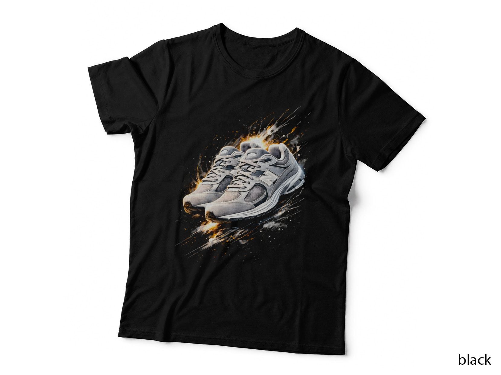 High Top Casual Sneaker T-Shirt, Halftone Sneaker Art Graphic Tee