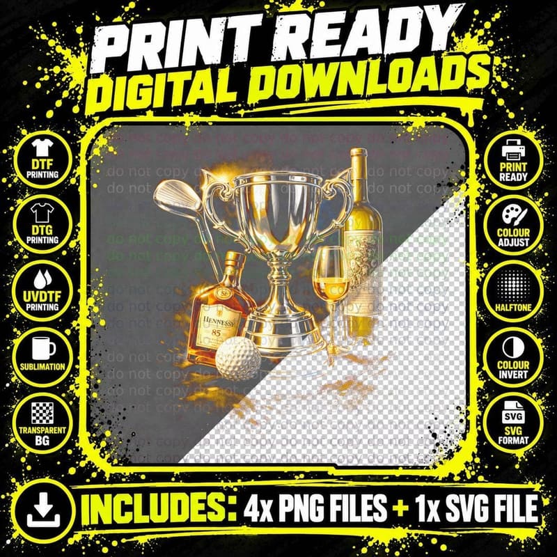 Luxury Trophy Collage T-Shirt, Halftone Old Money Luxury Png SVG Digital Bundle