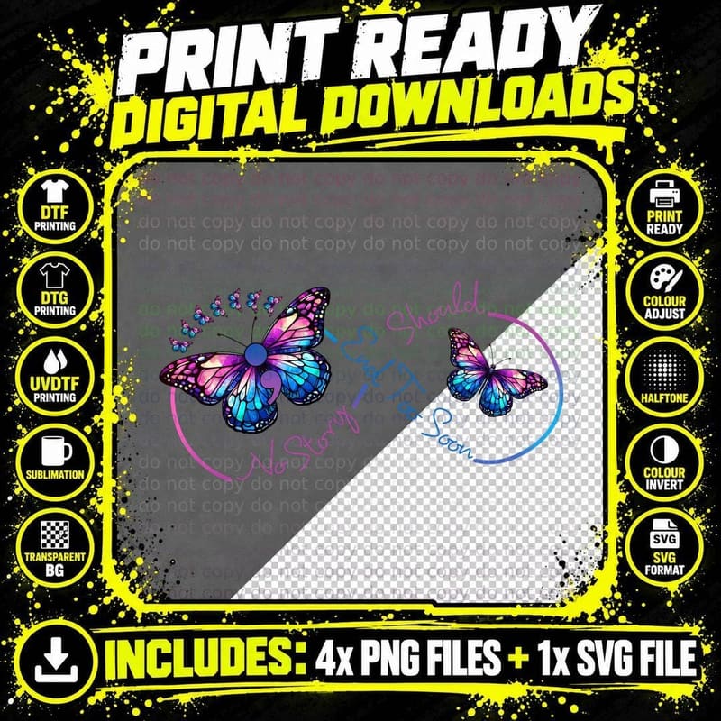 No Story Should End Too Soon T-Shirt Png SVG Digital Bundle