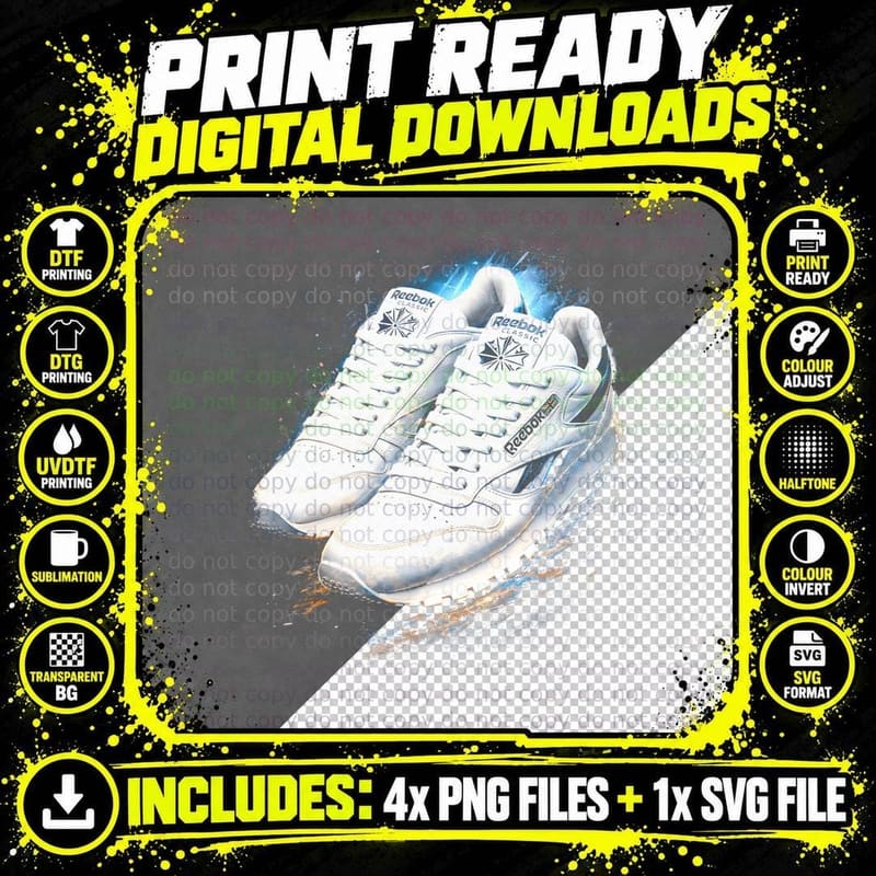 Star Logo Court Low T-Shirt, Halftone Sneaker Art Png SVG Digital Bundle