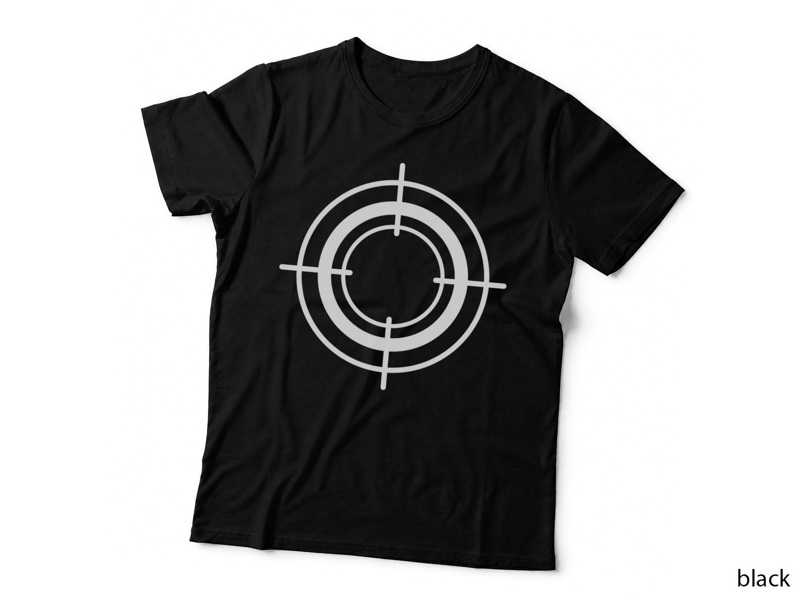Target Sight Icon T-Shirt, Trendy Graphic Tee, Trendy Graphic Shirt