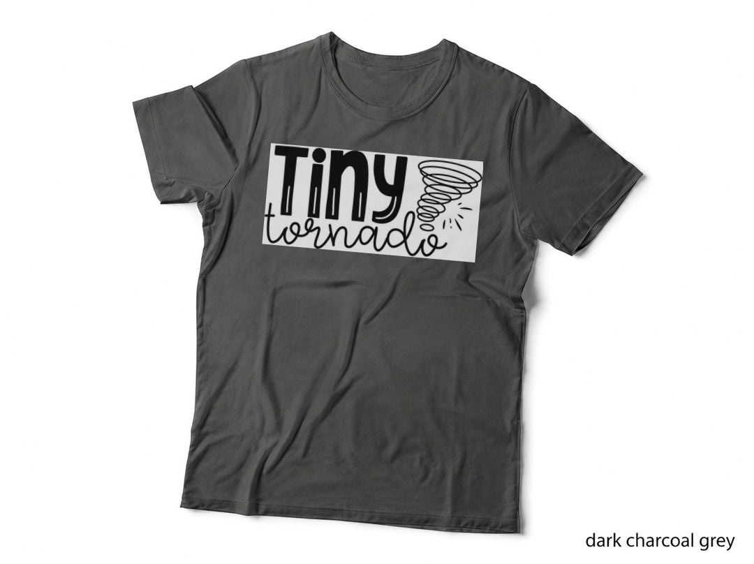 Tiny Tornado Baby T-Shirt, Whirling Twister Graphic Tee, Baby Gift Shirt