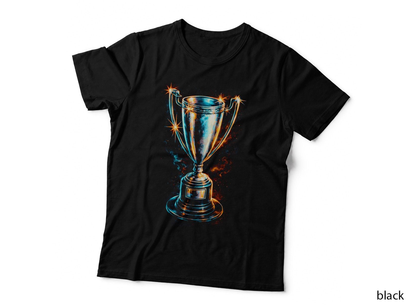 Victory Trophy Cup T-Shirt, Halftone Old Money Luxury Graphic Tee