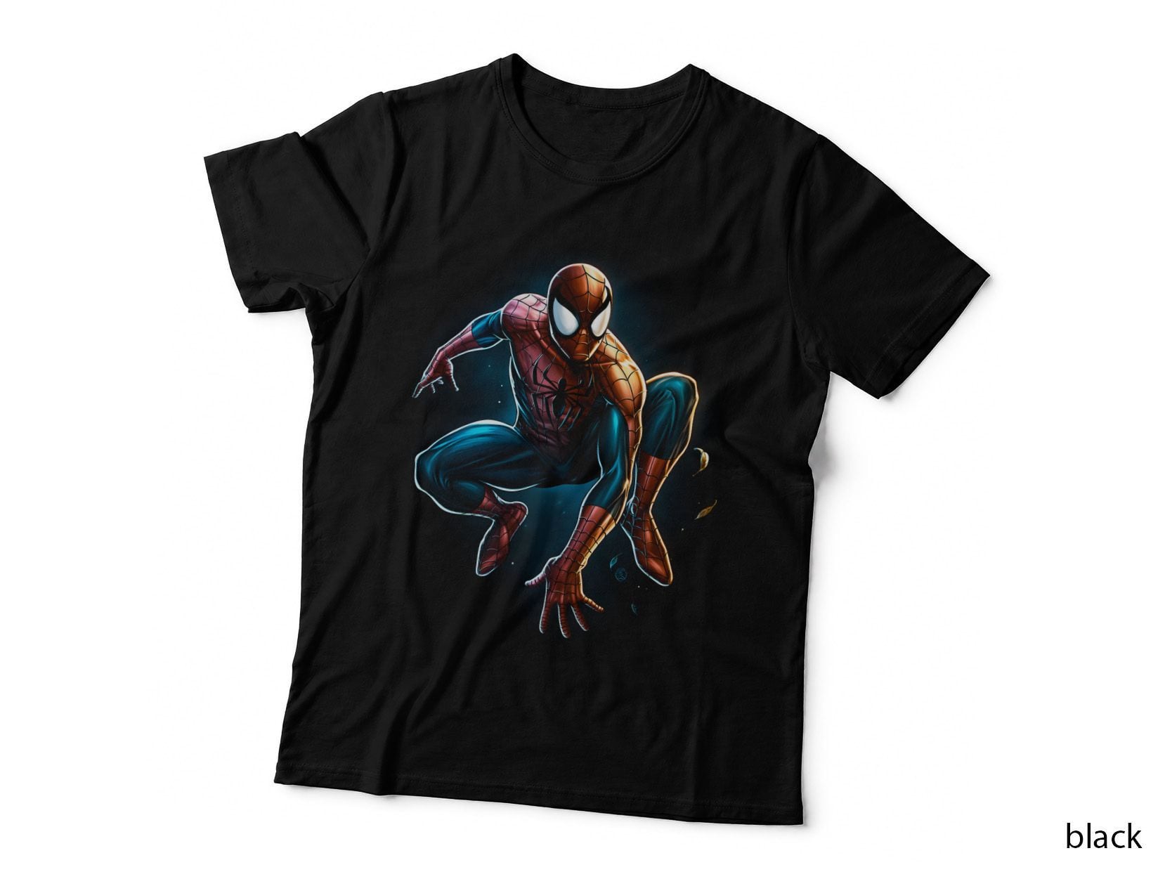 Web Hero Halftone T-Shirt, Superhero Action Tee, Comic Warrior Shirt