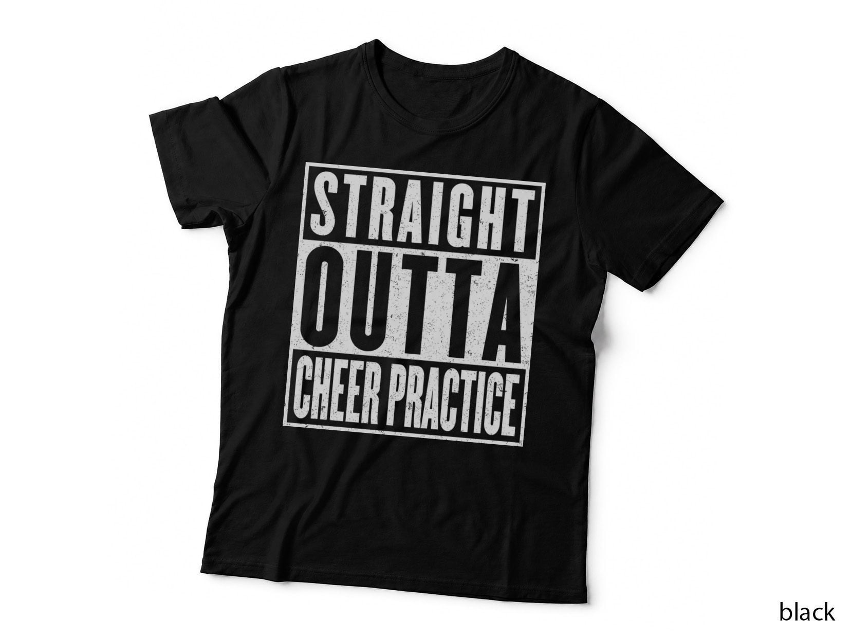 Straight Outta Cheer Practice Cheer T-Shirt, Cheerleaders Leaving Practice