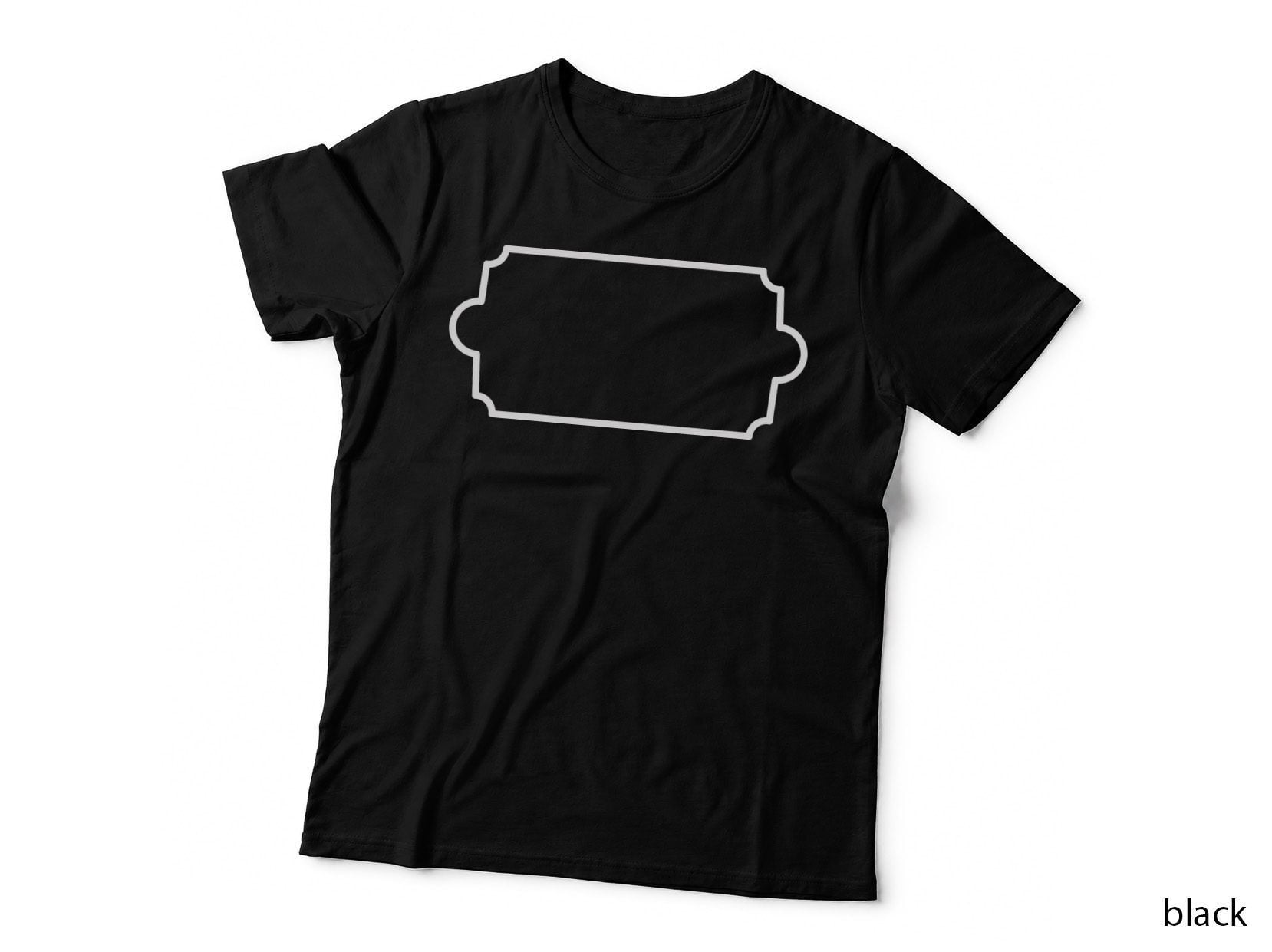 Blank Ticket Outline Heart T-Shirt, Heart Graphic Tee, Heart Lover Shirt