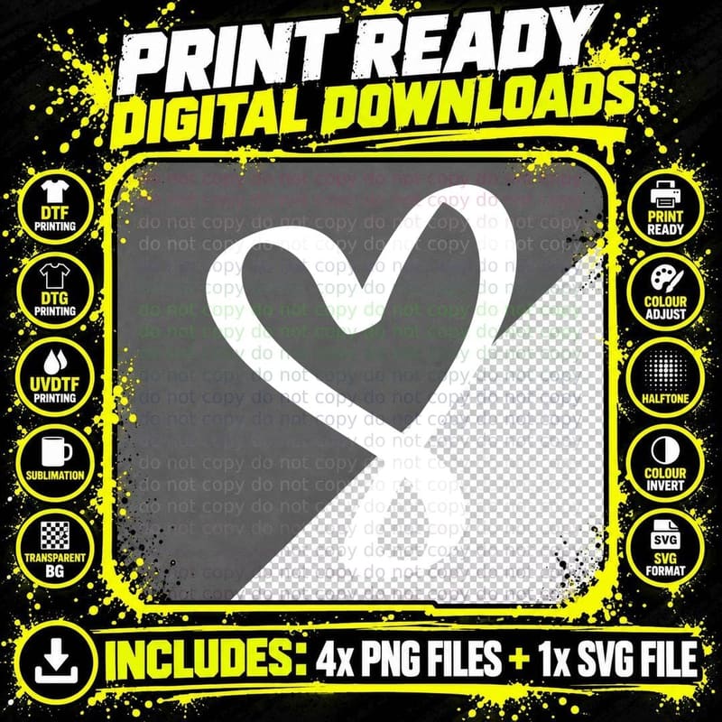 Infinity Heart Outline Heart T-Shirt, Heart Graphic Tee Png SVG Digital Bundle