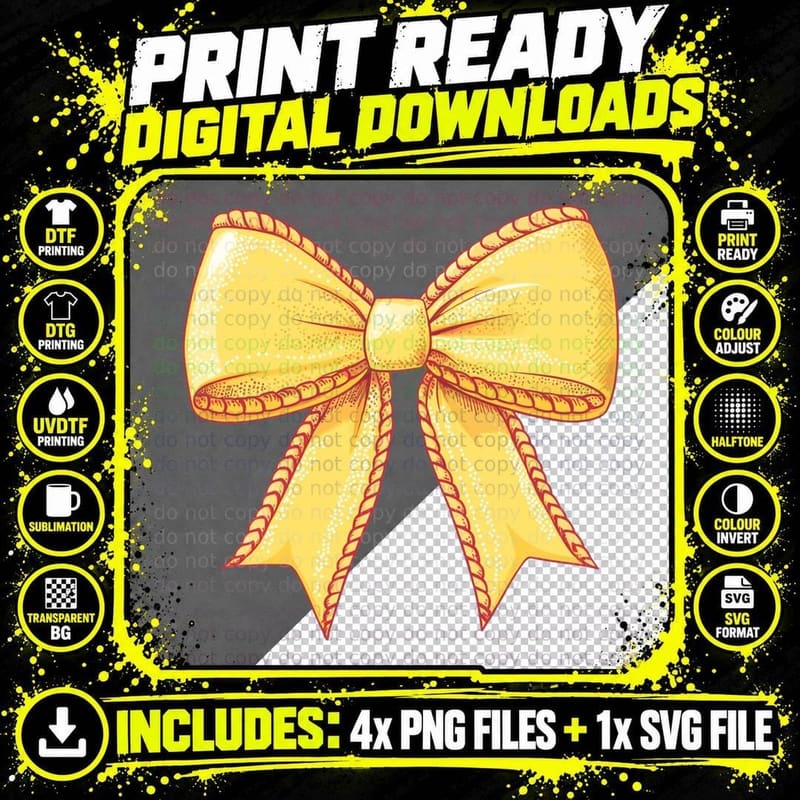 Golden Bow Design Softball T-Shirt, Softball Graphic Tee Png SVG Digital Bundle
