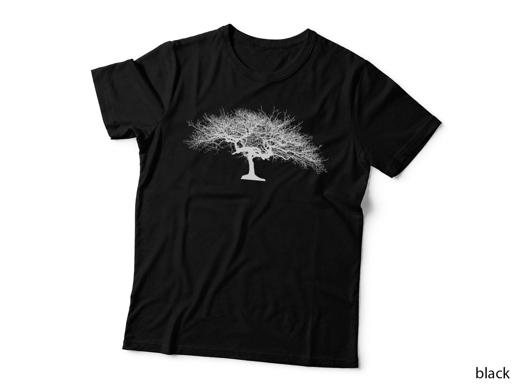Bare Tree Silhouette Tree 04 T-Shirt, Tree Graphic Tee, Cute Tree Shirt