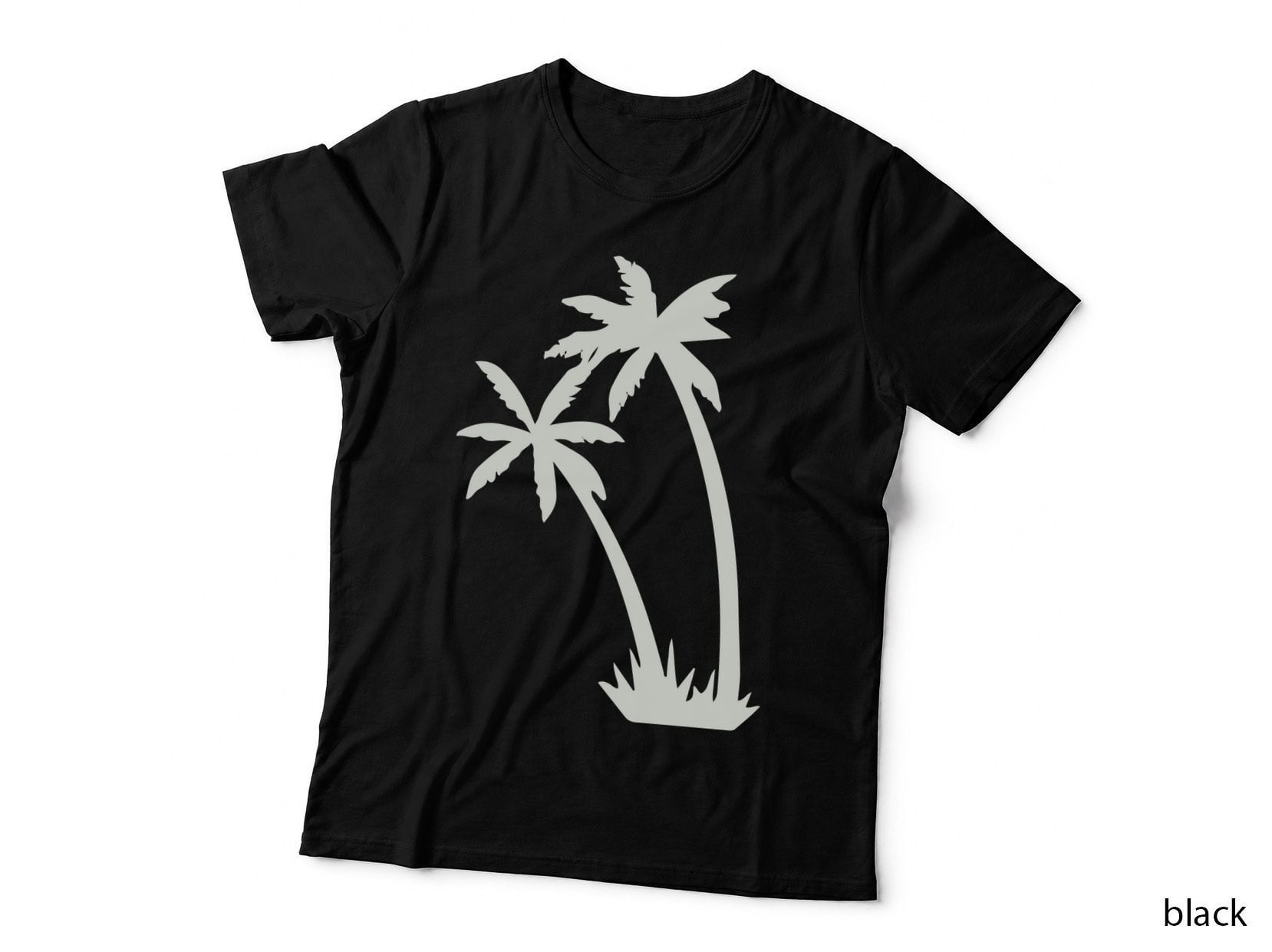Palm Trees Silhouette Tree T-Shirt, Tree Graphic Tee, Cute Tree Shirt