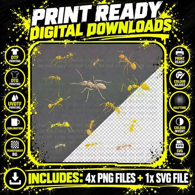 Ant Lover Entomology Insect Collecting Ant Whisperer Png SVG Digital Bundle
