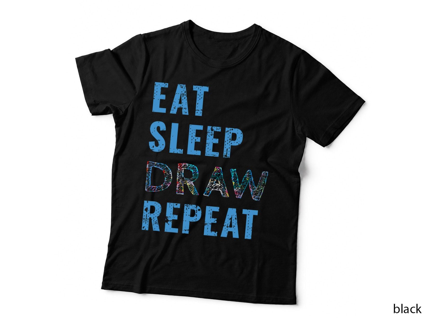 Artist Eat Sleep Draw Repeat Art Drawing Gift, Artist Life T-Shirt