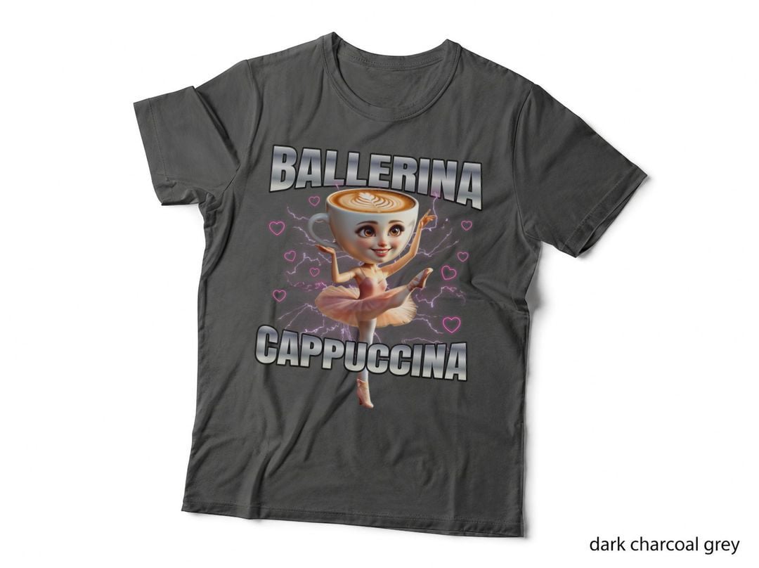 Ballerina Cappuccino Italian Brainrot Ballerina Cappuccina T-Shirt