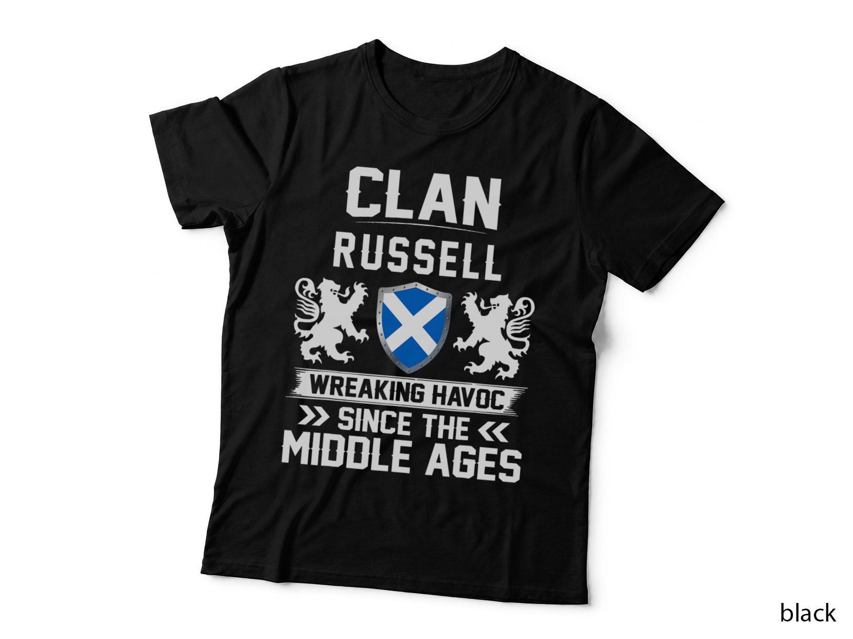 Clan Russell Scottish Family Scotland Mothers Day Fathers T-Shirt