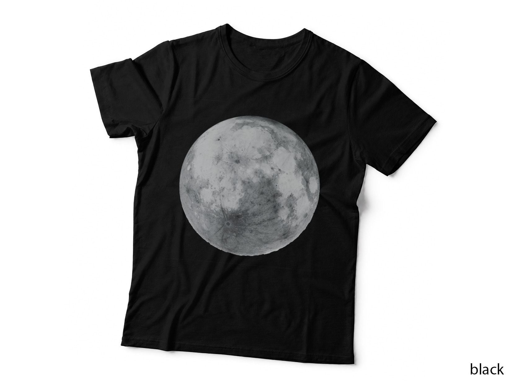 Full Moon, Lunar Glow, Night Sky, Celestial, Mystical Moonlight T-Shirt