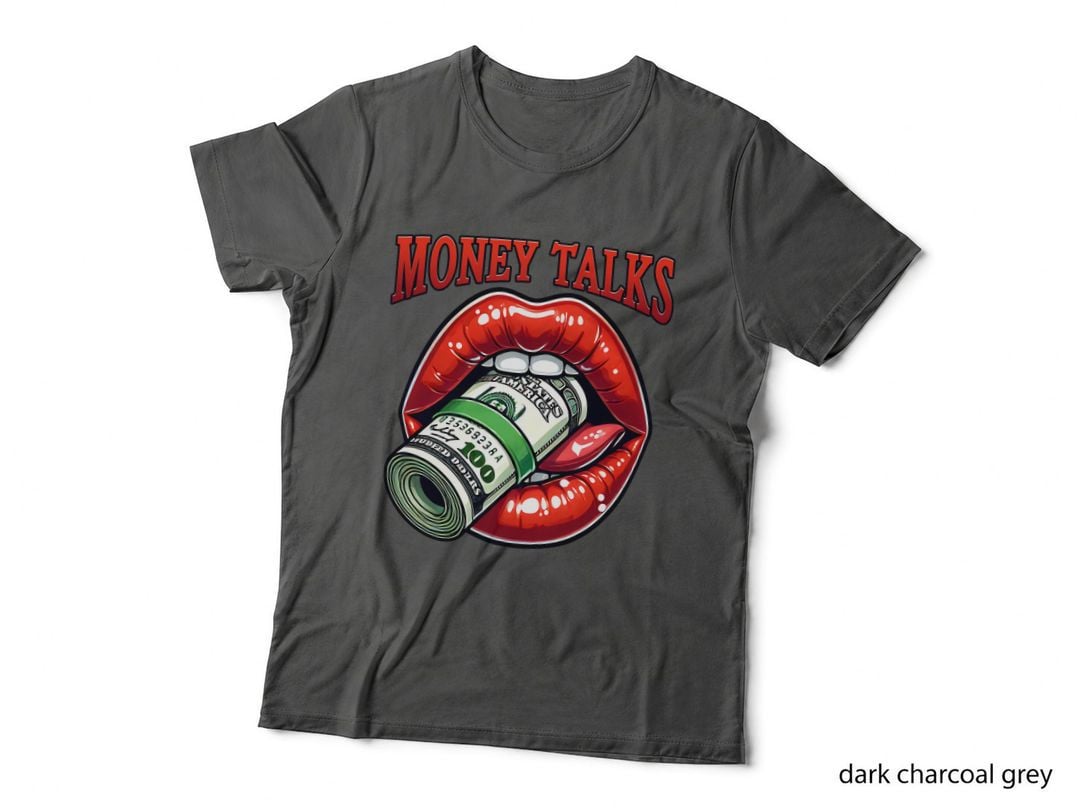 Money Talks, Sweet Red Lips Shirt, Sexy Red Lips Money T-Shirt