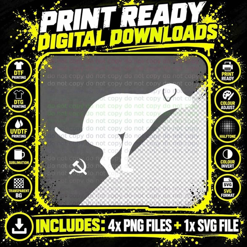 Anti Socialism - Anti Communism T-Shirt Png SVG Digital Bundle