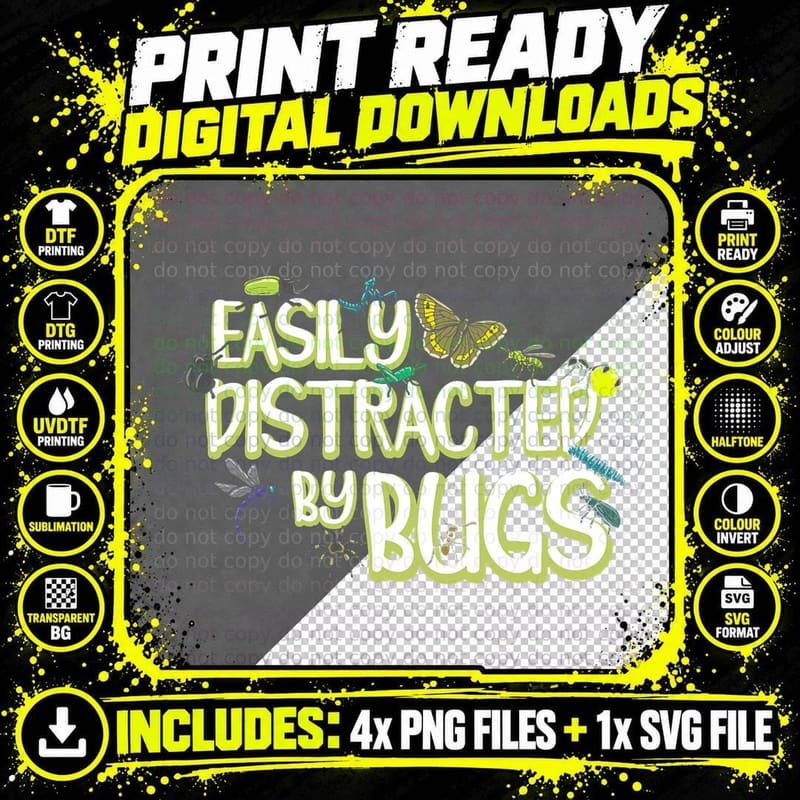 Bug Lover Future Entomologist Insect Whisperer Png SVG Digital Bundle