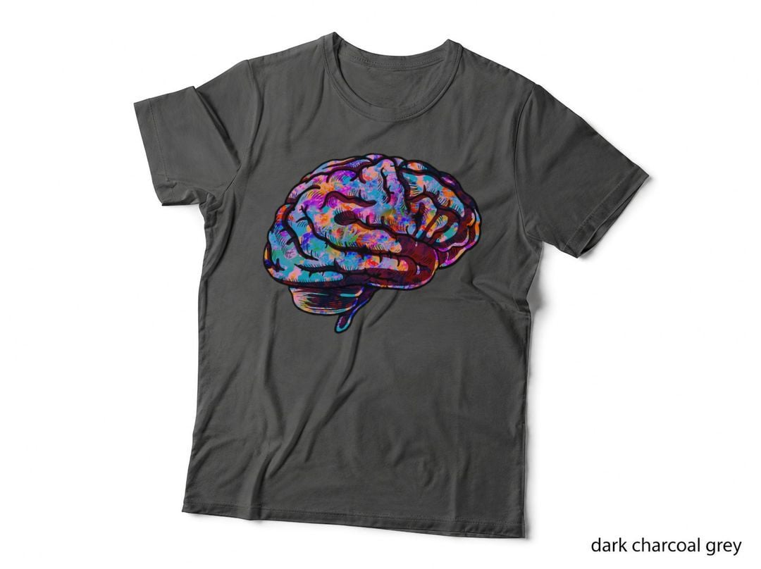 Phsychedelic Art Tie Dye Human Brain Cool Neurologist Gift T-Shirt