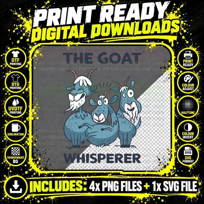 Agriculture Farmers Veterinary Practitioner Goat Png SVG Digital Bundle