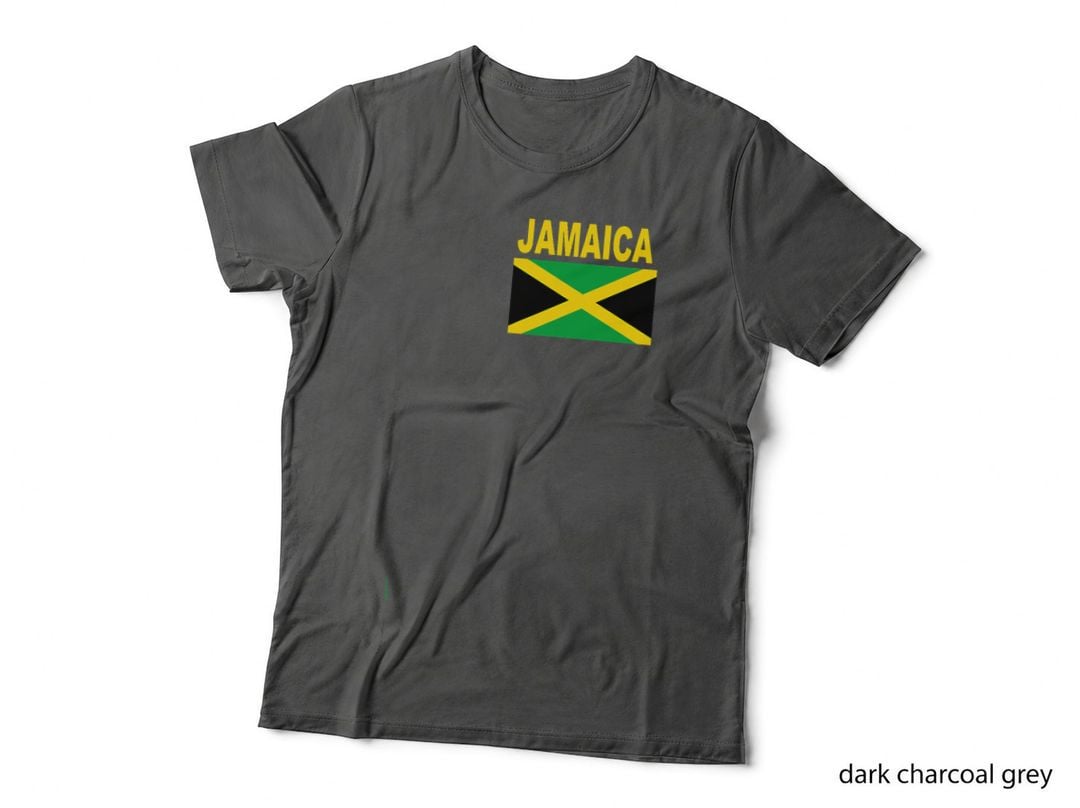 Jamaica Flag Cool Caribbean Jamaican Flags for Men Women T-Shirt