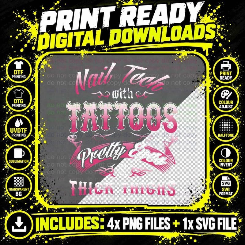 Nail Tech Gifts - Manicurist T-Shirt Png SVG Digital Bundle