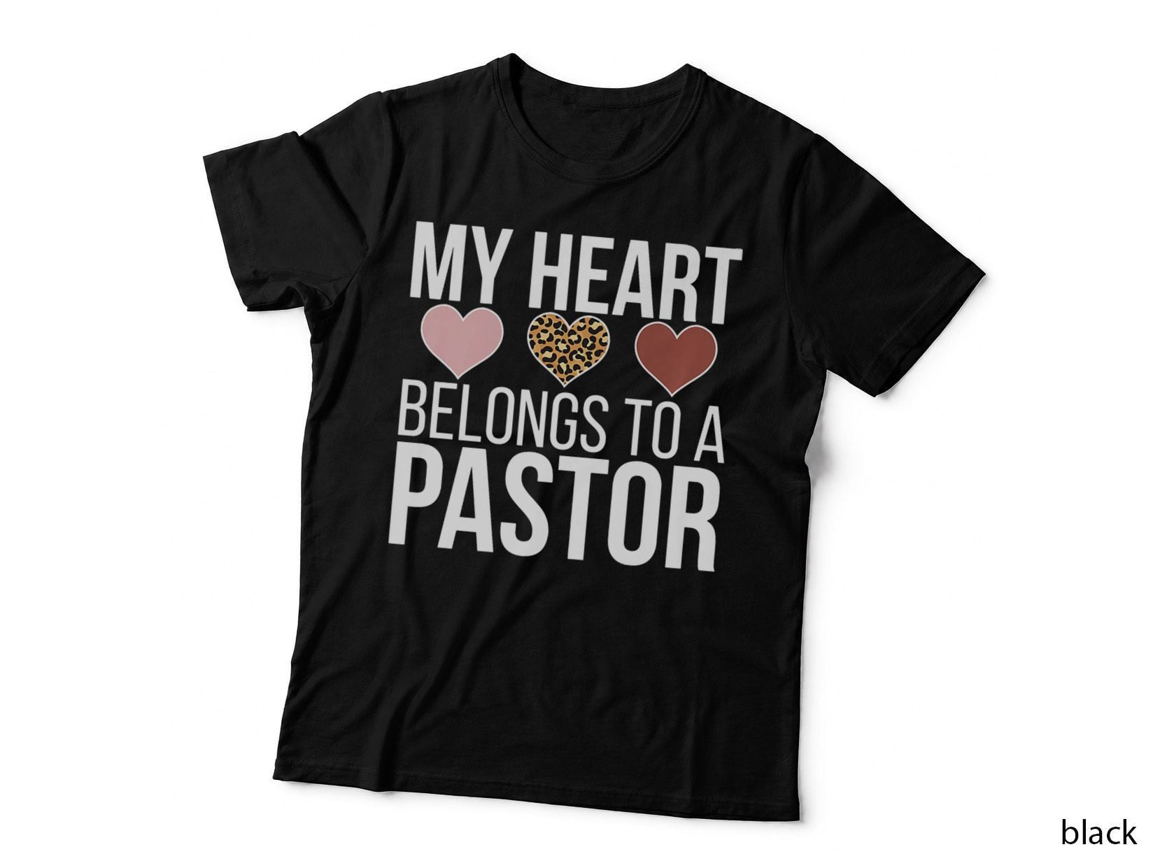 Pastor's Wife Heart Pastor Wife of a Pastor, Funny T-Shirt