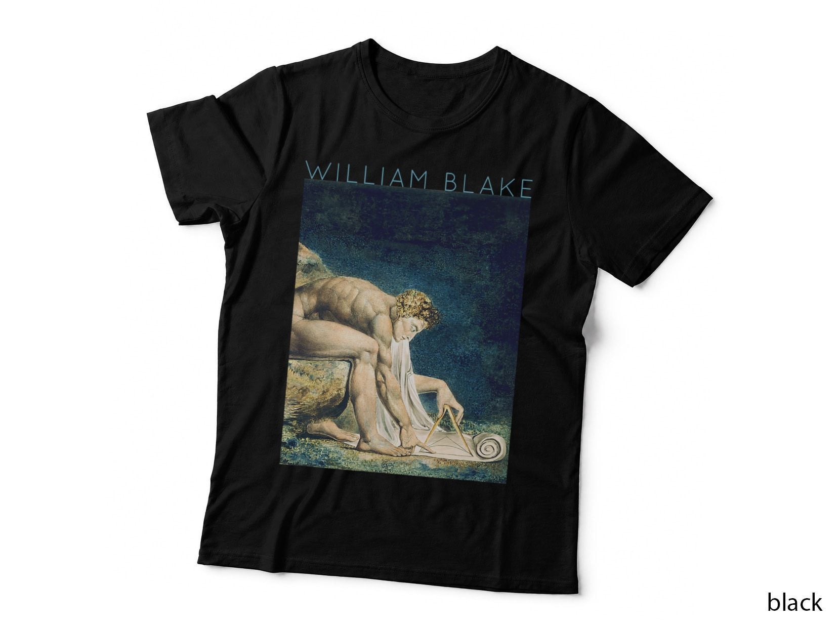 William Blake - Isaac Newton - Art for Artists T-Shirt