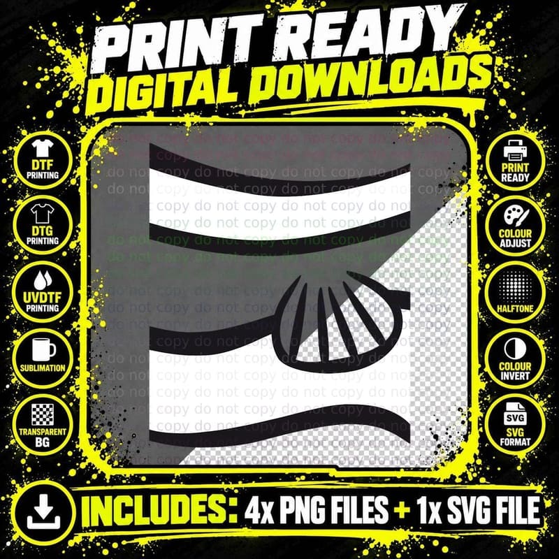 Clown Fish Costume T-Shirt Png SVG Digital Bundle