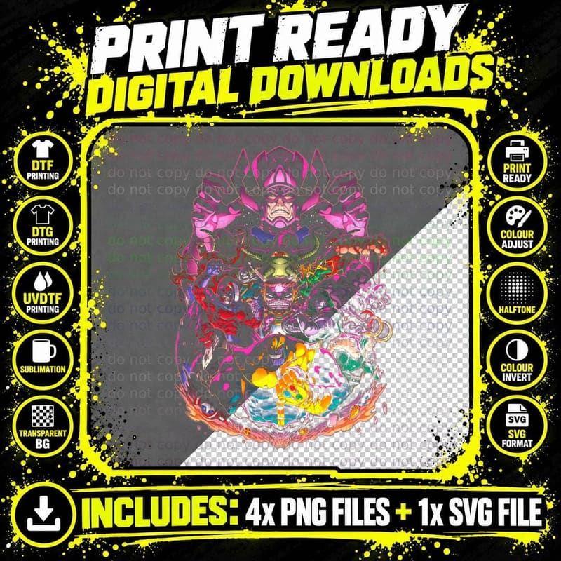 Comic Book Hero T-Shirt, Superhero Print Png SVG Digital Bundle