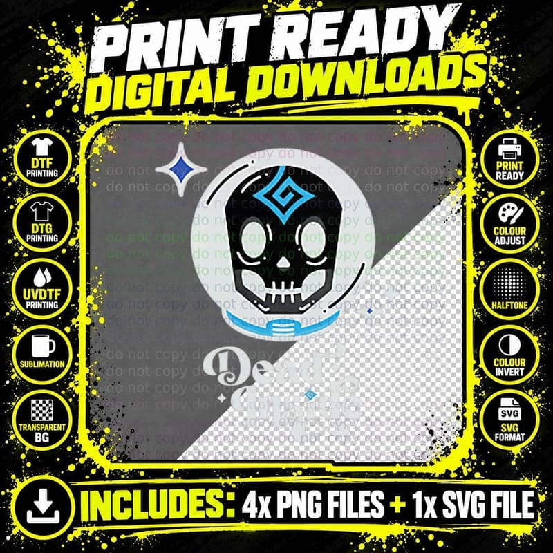 Dead Inside Cosmonaut, Funny T-Shirt Png SVG Digital Bundle