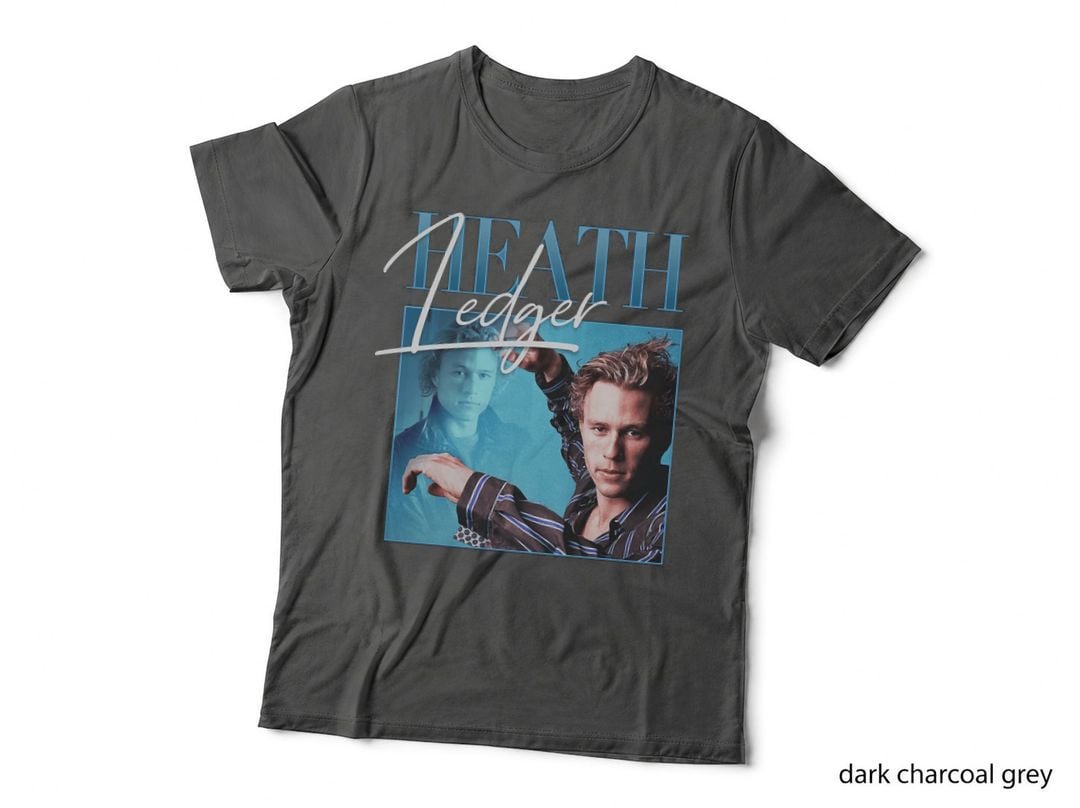 Heath Ledger Tribute T-Shirt, Homage Appreciation, Actor Fan Gift