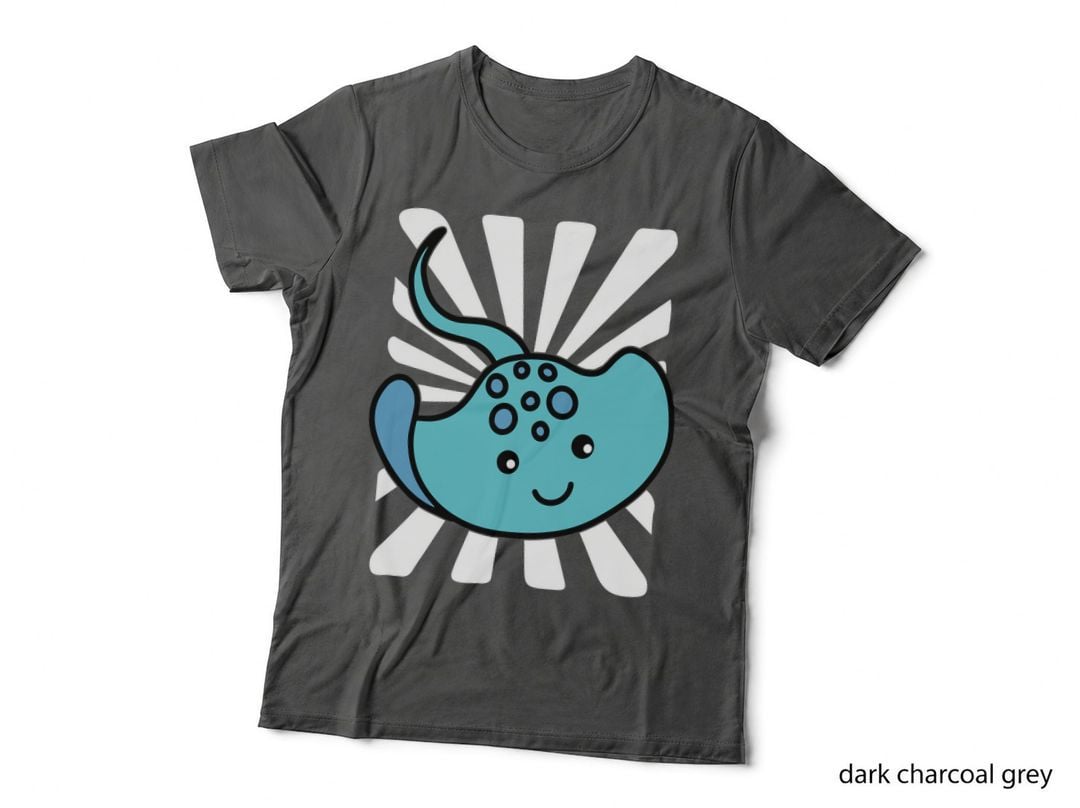 Little Stingray I Stingray Art I Kids Stingray T-Shirt