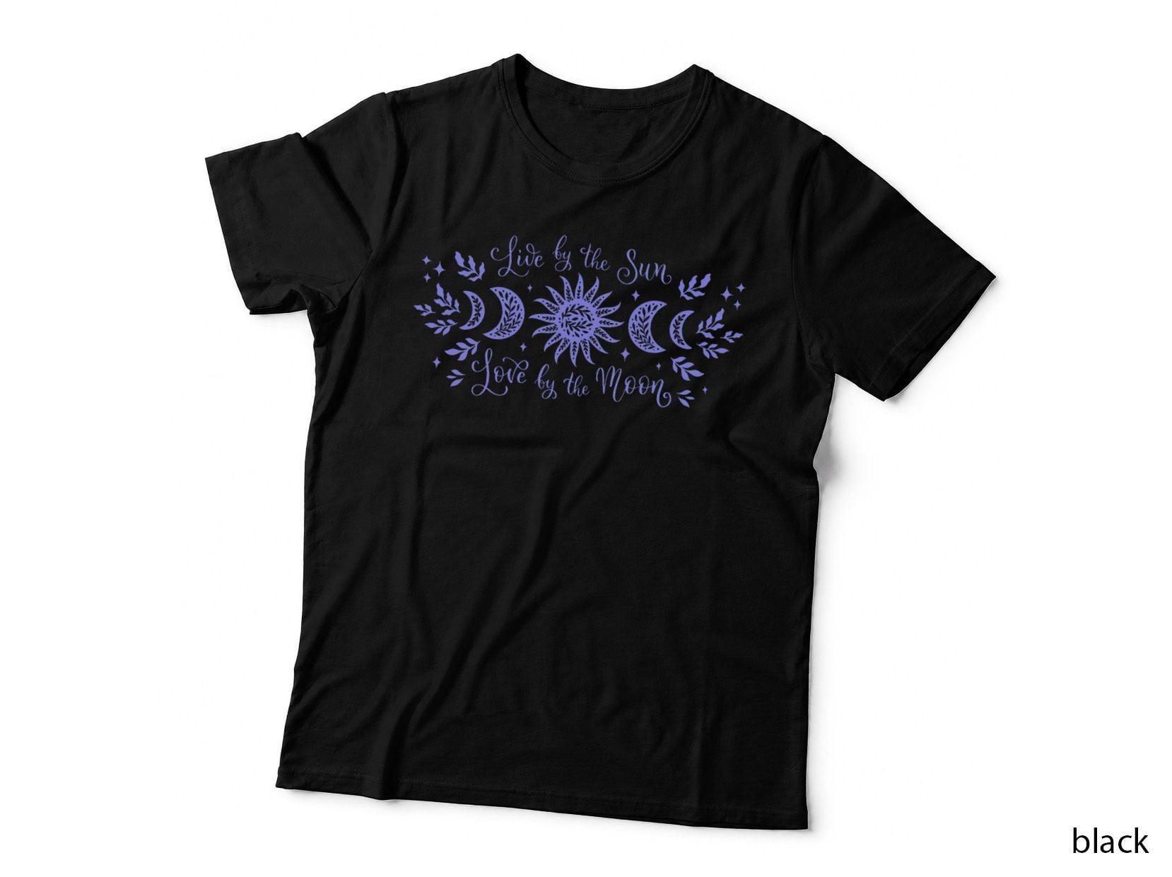 Live by the Sun Love by the Moon Cool Celestial Design T-Shirt