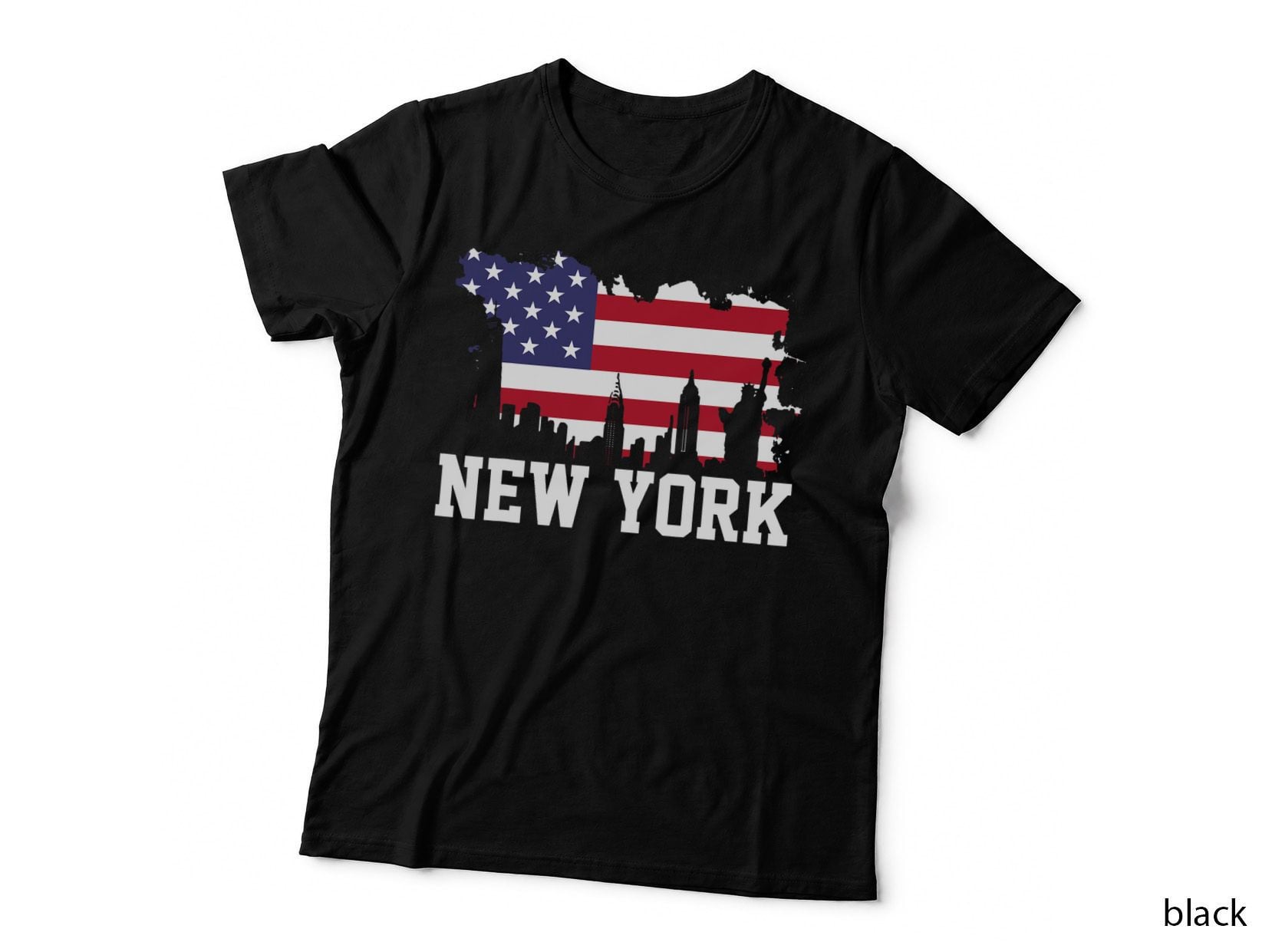 NYC Souvenir New York City Big Apple Skyline Merica Gift T-Shirt