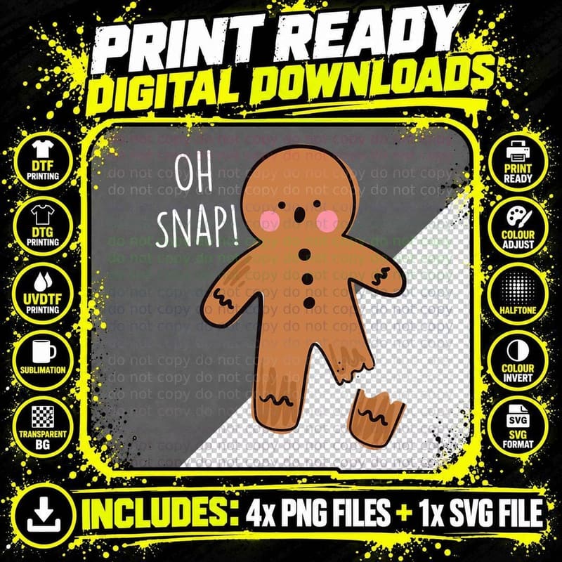 Oh Snap Broken Leg Injury Broken Bones Hospital Png SVG Digital Bundle