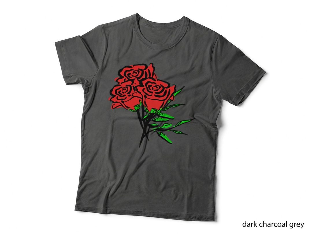Red Roses T-Shirt for Men, Women, and Youth T-Shirt