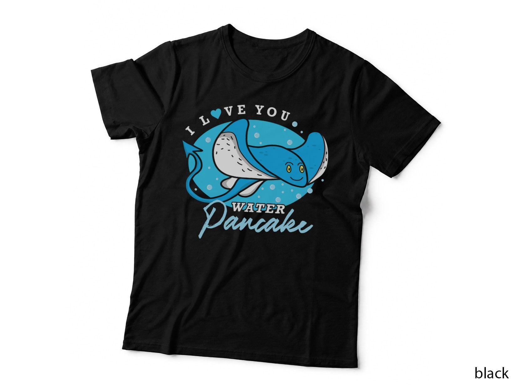 Water Pancake Artwork for a Stingray Lover T-Shirt